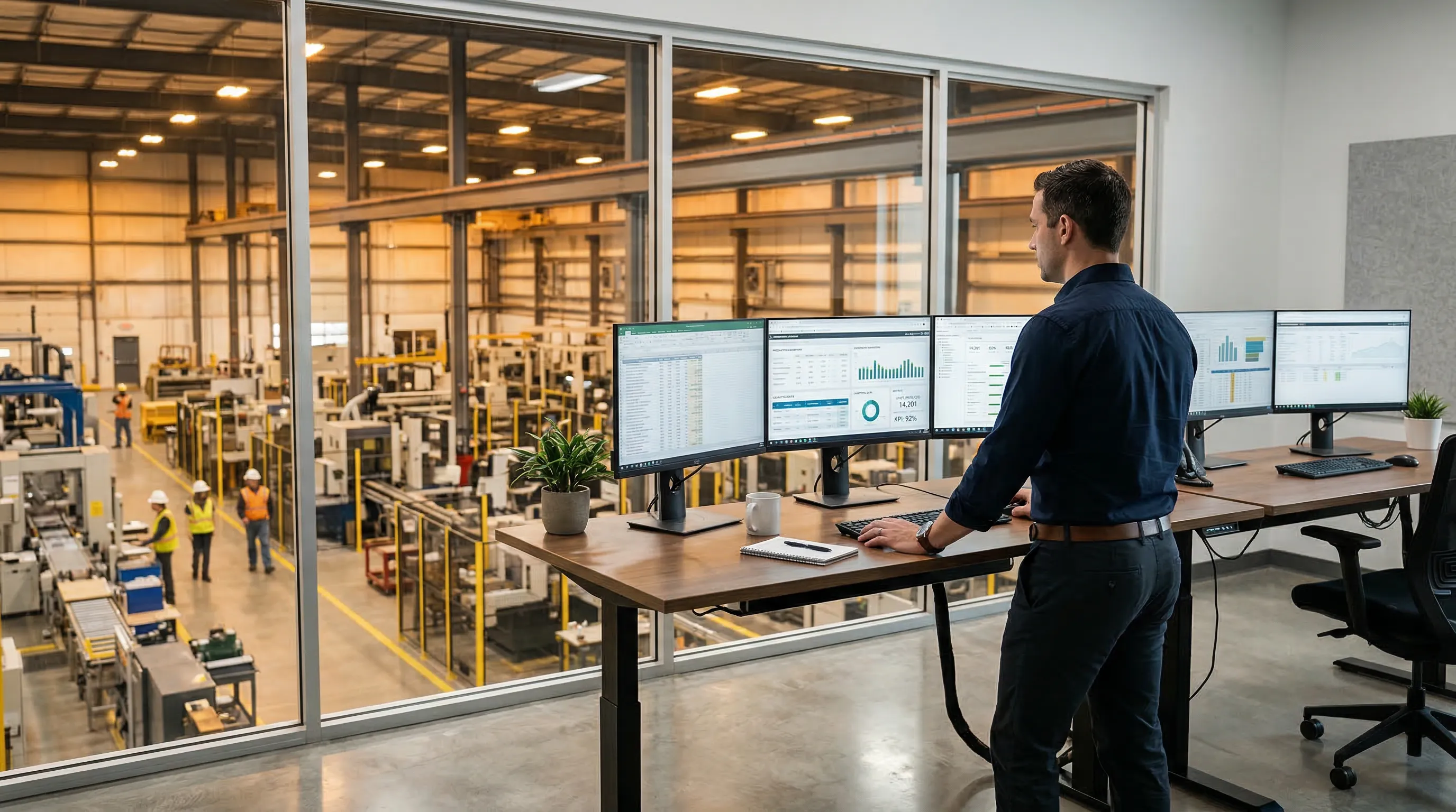 Electronics manufacturing and distribution operation